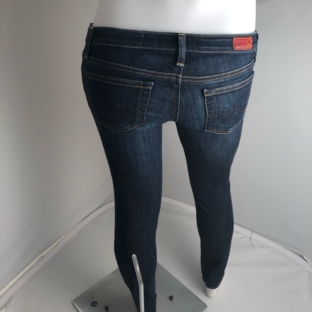 AG Adriano Goldschmied The Stilt dark rinse blue cigarette Jeans